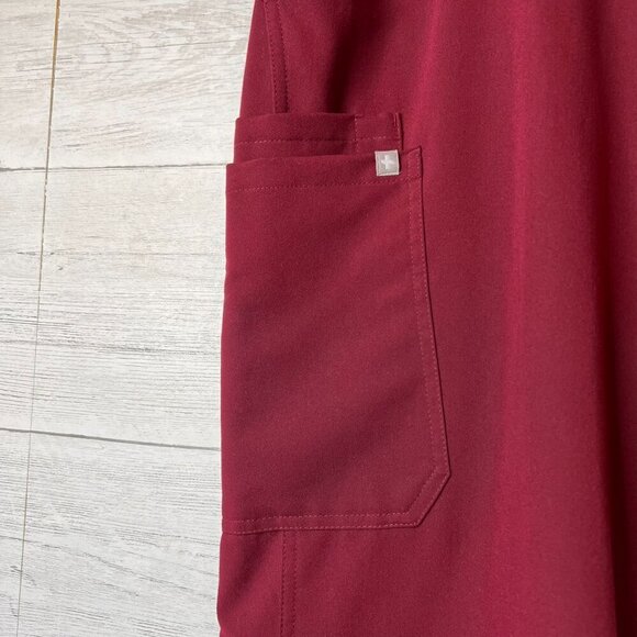 Figs Scrub Pants Mens Size XXL/T Burgundy T-21004T Heavy Duty Waistband Medical - Picture 9 of 16